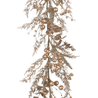 Χριστουγεννιάτικη Γιρλάντα Χρυσή 153cm , 26223